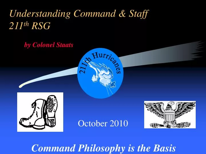 understanding command staff 211 th rsg