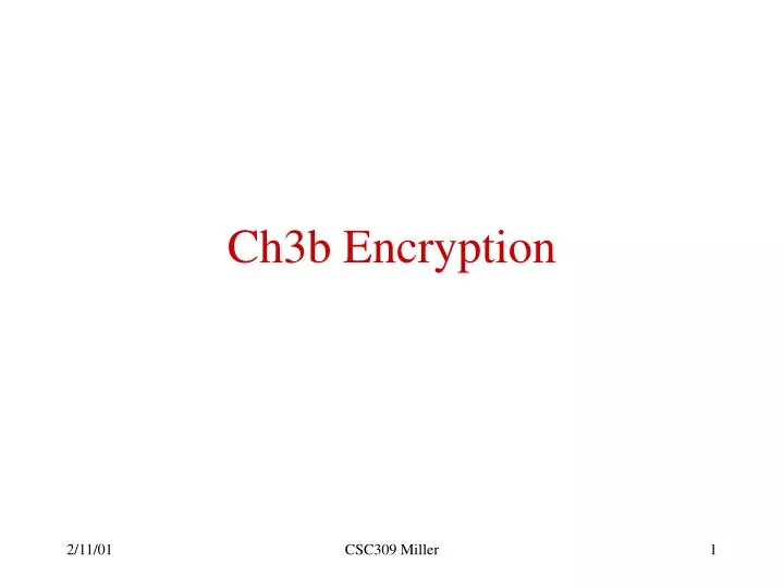 ch3b encryption