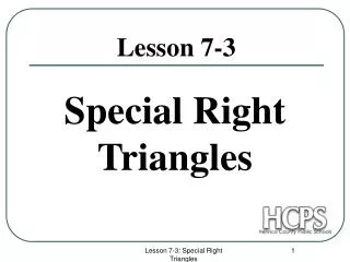 Lesson 7-3