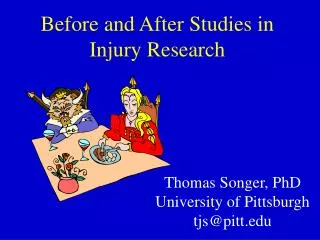 Before and After Studies in Injury Research
