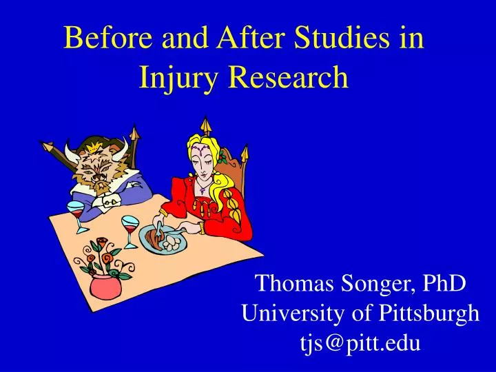 before and after studies in injury research