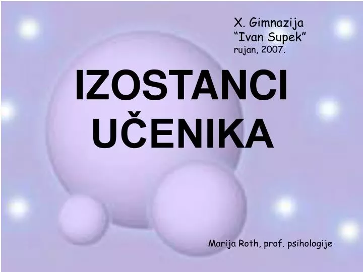 izostanci u enika