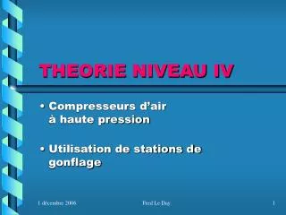 theorie niveau iv