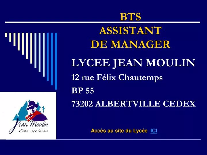 bts assistant de manager