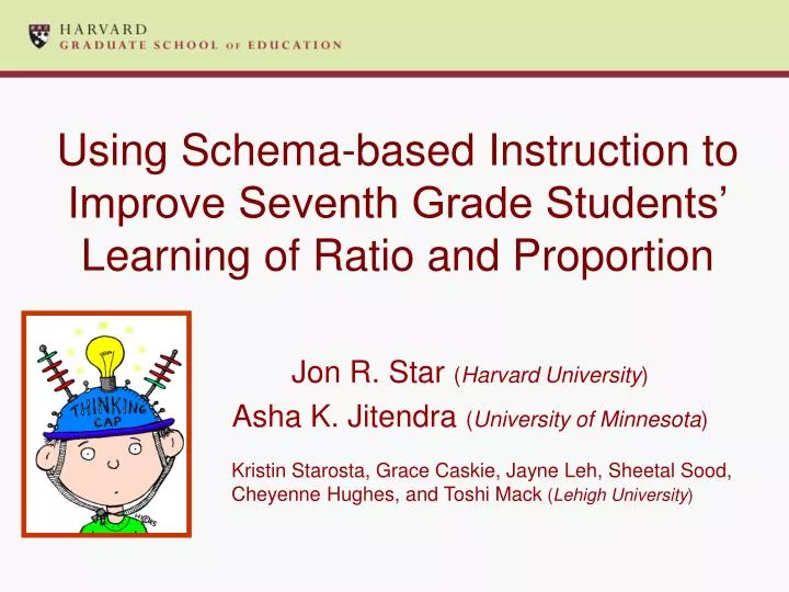 using schema based instruction to improve seventh grade students learning of ratio and proportion