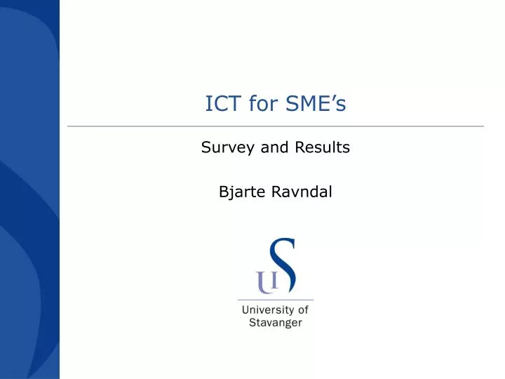ict for sme s