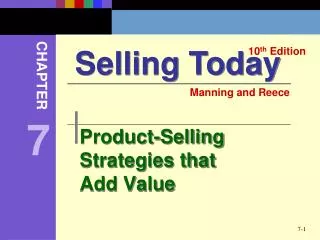 Product-Selling Strategies that Add Value