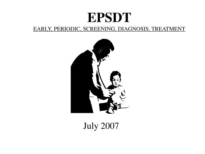 epsdt early periodic screening diagnosis treatment