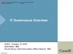 IT Governance Overview - slide 1