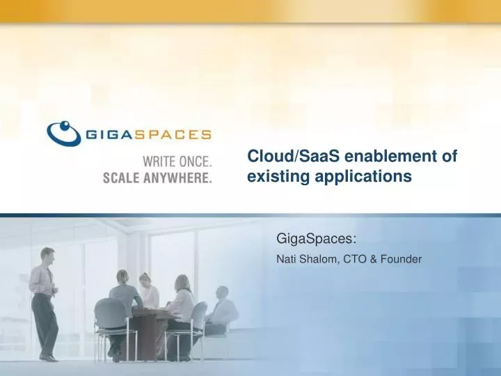 cloud saas enablement of existing applications