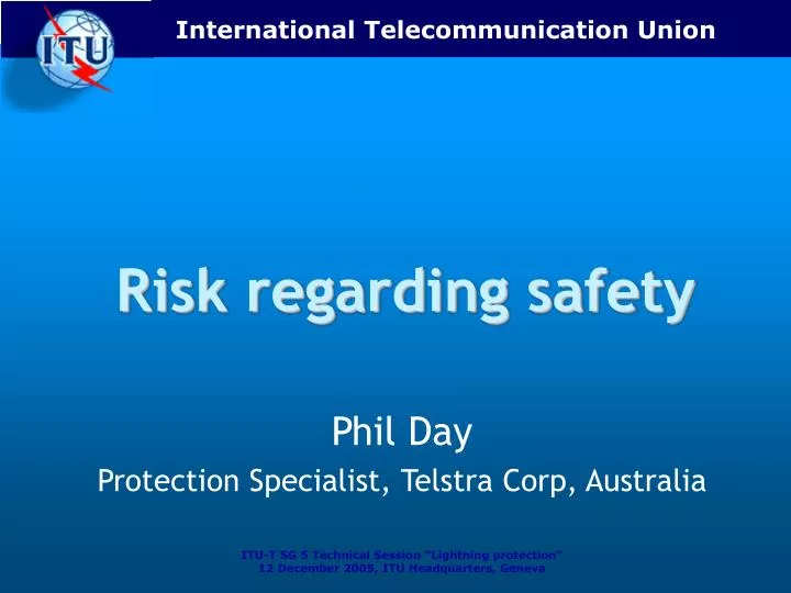 risk regarding safety