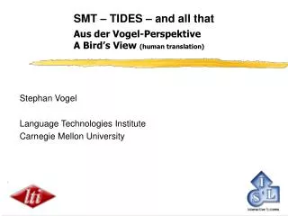 smt tides and all that