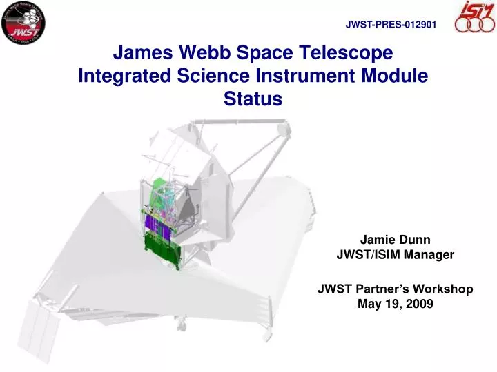 james webb space telescope integrated science instrument module status