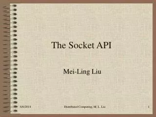 The Socket API