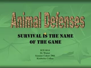 Survival is the Name of the Game