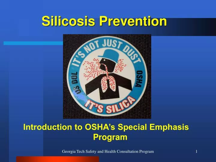 silicosis prevention