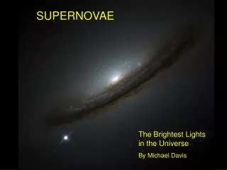 SUPERNOVAE