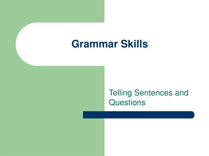 grammar skills