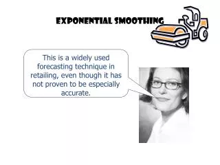 Exponential smoothing