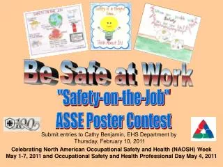 &quot;Safety-on-the-Job&quot; ASSE Poster Contest