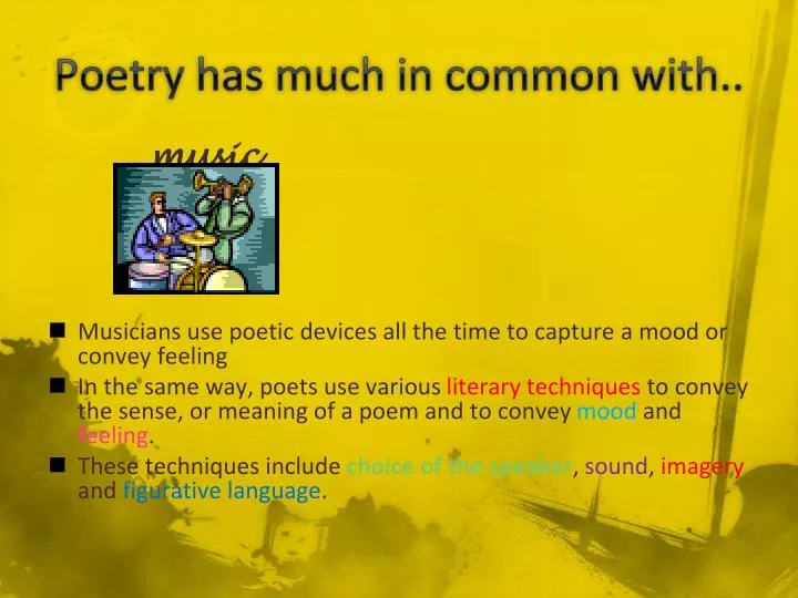 poetry has much in common with