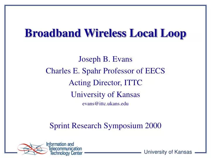 broadband wireless local loop