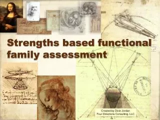 Strengths based functional family assessment