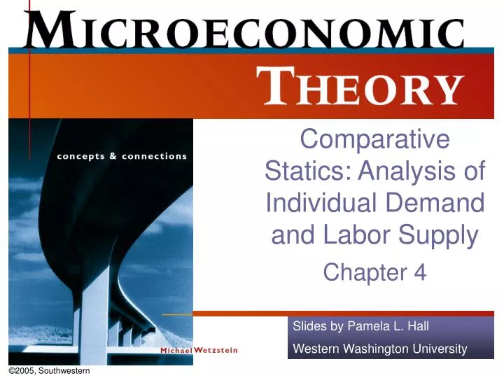 comparative statics analysis of individual demand and labor supply