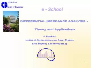 DIFFERENTIAL IMPEDANCE ANALYSIS - Theory and Applications
