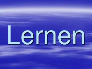 lernen