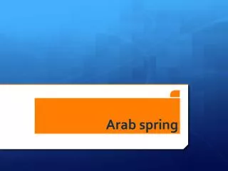 Arab spring
