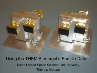 Using the THEMIS energetic Particle Data