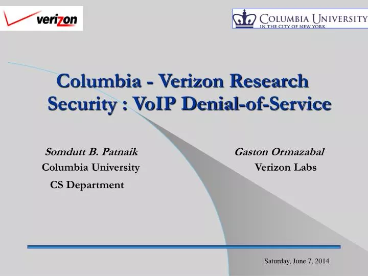 columbia verizon research security voip denial of service