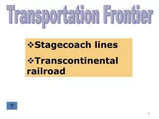 Transportation Frontier