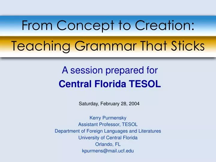 from concept to creation teaching grammar that sticks