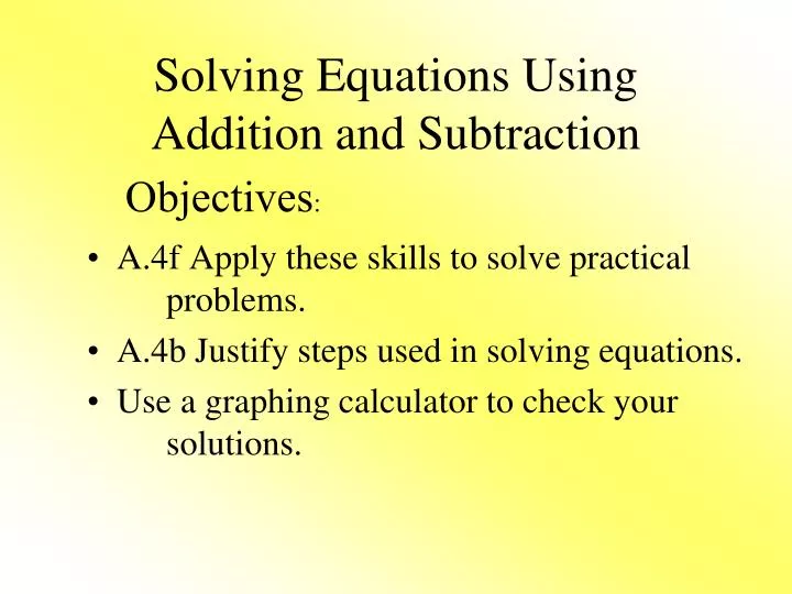 ppt-solving-equations-using-addition-and-subtraction-powerpoint-presentation-id-1311188