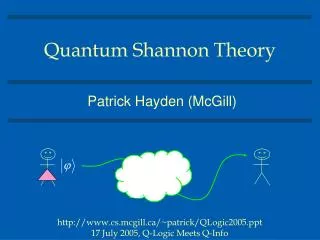 Quantum Shannon Theory