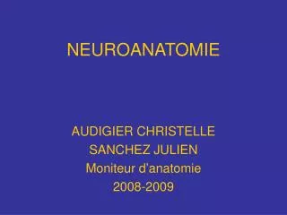 audigier christelle sanchez julien moniteur d anatomie 2008 2009