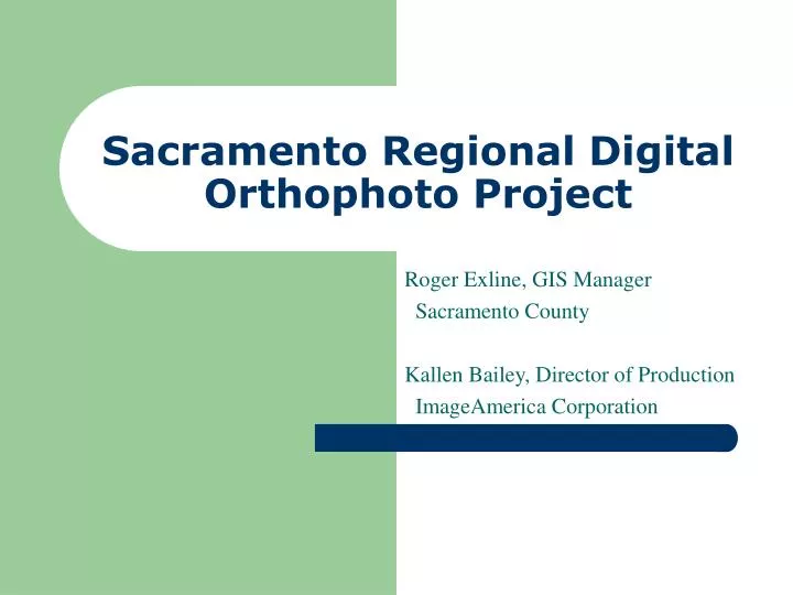 sacramento regional digital orthophoto project