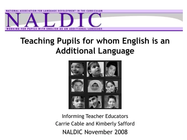 teaching pupils for whom english is an additional language