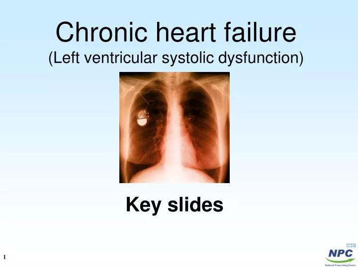 chronic heart failure left ventricular systolic dysfunction