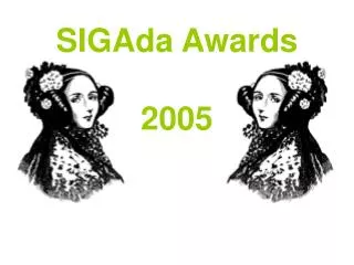 SIGAda Awards 2005