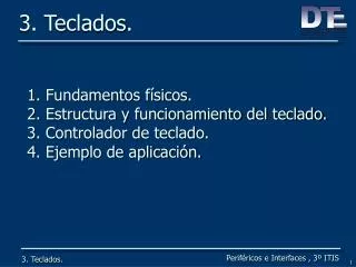3 teclados