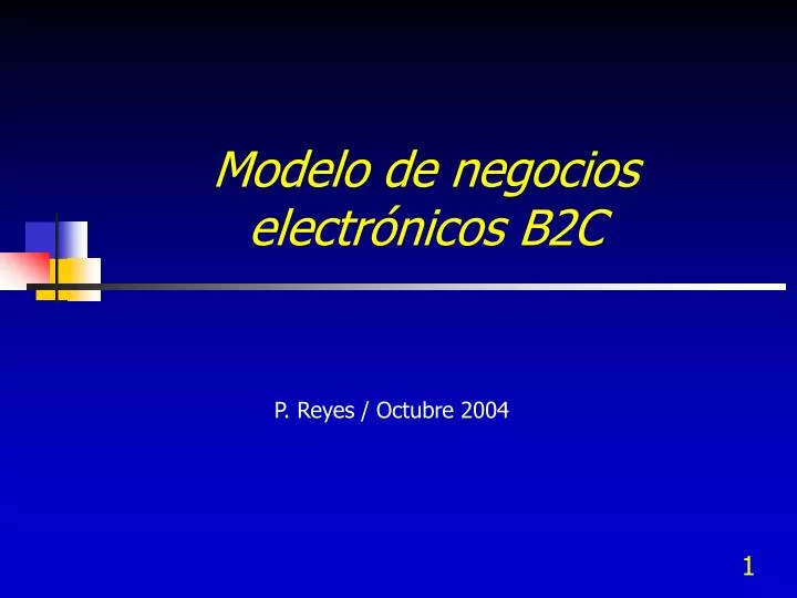 modelo de negocios electr nicos b2c