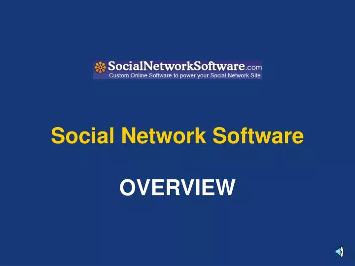social network software overview