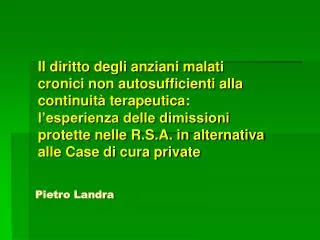 pietro landra