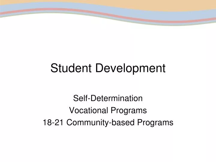 student development