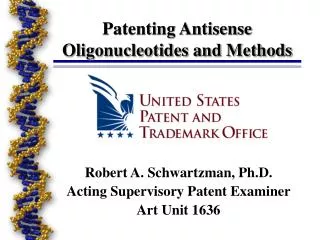 Patenting Antisense Oligonucleotides and Methods