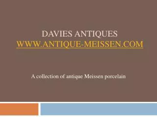 Meissen Porcelain from Antique-Meissen