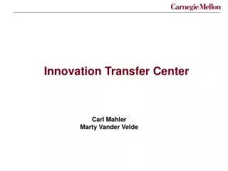 Innovation Transfer Center